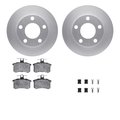 Dynamic Friction Co 4512-74083, Geospec Rotors with 5000 Advanced Brake Pads includes Hardware, Silver 4512-74083